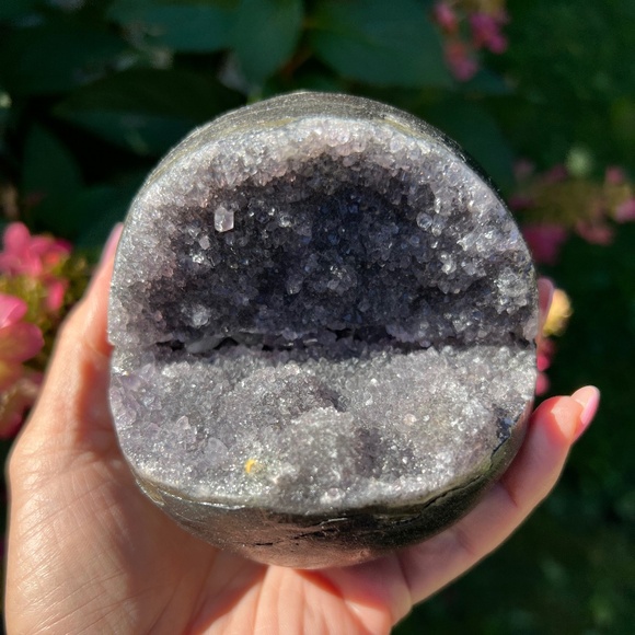 Other - Amethyst (3) Pac-Man sphere | crystal